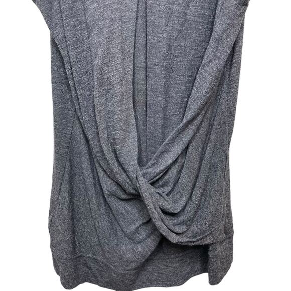 Athleta Siro Twist Back Tank Top Heathered Gray Women’s Sleeveless Size Small - Picture 8 of 11